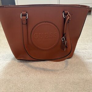 Guess Brown Tote Bag